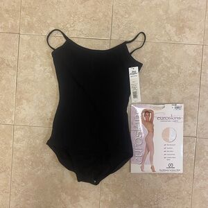 Body Wrappers NWT adult leotard and tights set